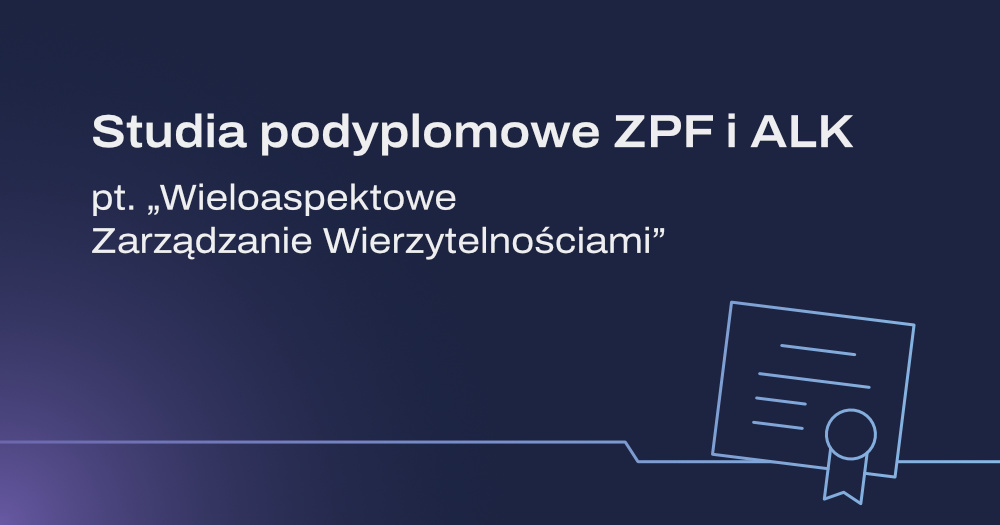Wieloaspektowe Zarządzanie Wierzytelnościami Studia podyplomowe ZPF i ALK