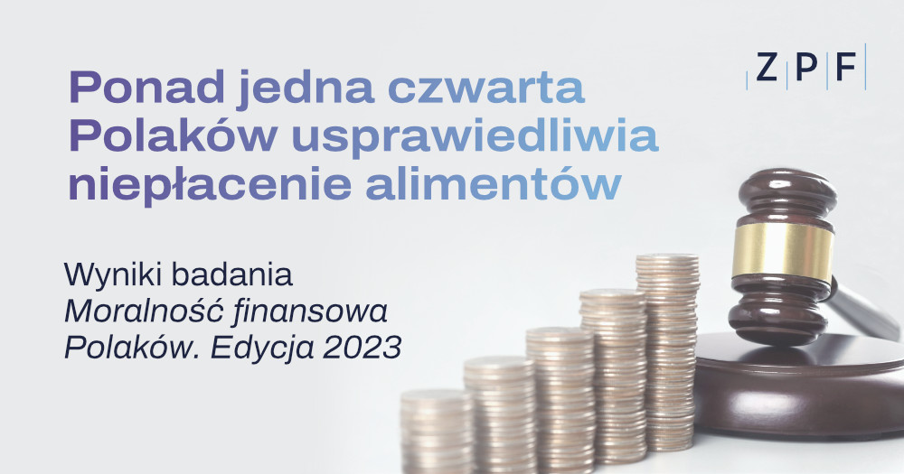 Moralność finansowa Polaków, badania ZPF 2023
