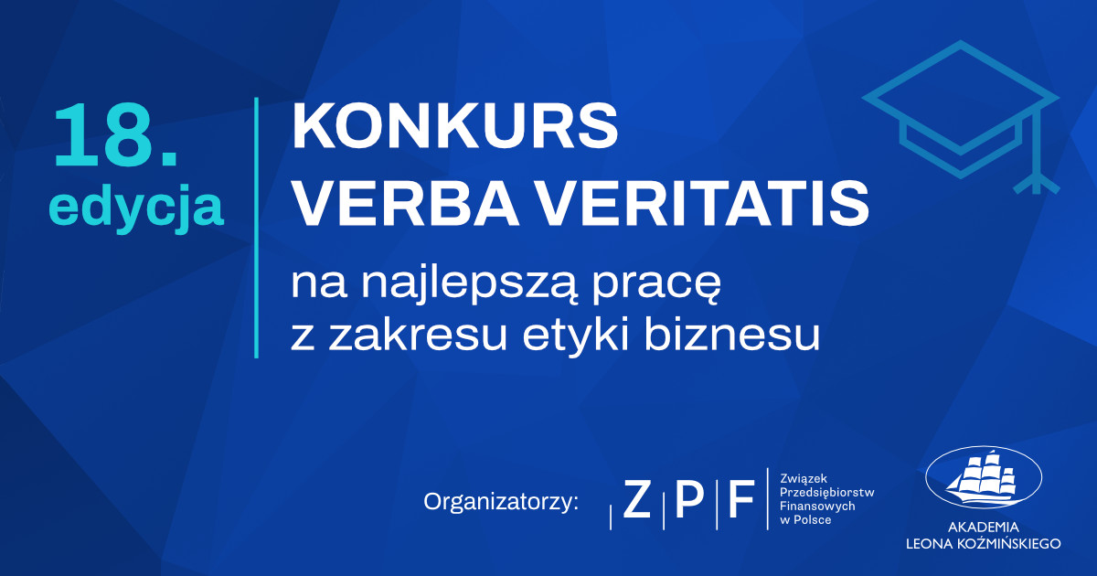 konkurs verba veritatis, etyka w biznesie, akademia leona koźmińskiego, ZPF